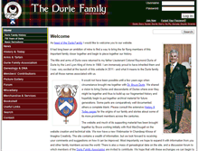 Tablet Screenshot of duriefamily.co.uk